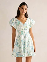 Camden Bubble Sleeve Mini Dress