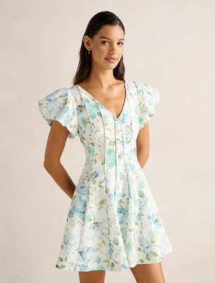 Camden Bubble Sleeve Mini Dress