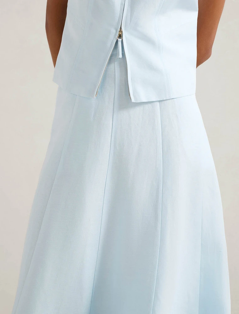 Georgina Petite Godet Skirt