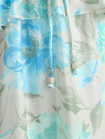 Serena Halter Peplum Maxi Dress