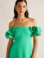 Kenzie Off Shoulder Ruffle Mini