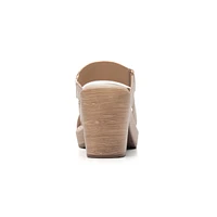 Sandalia De Tacón Flexi para Mujer con Suela Flexible Estilo 102922 Taupe