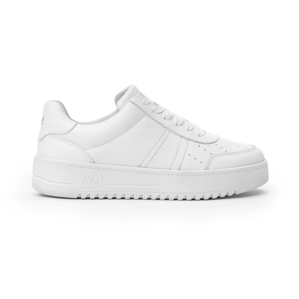 Sneaker Casual Flexi para Mujer con Plantilla Comfort Pad Estilo 103504 Blanco