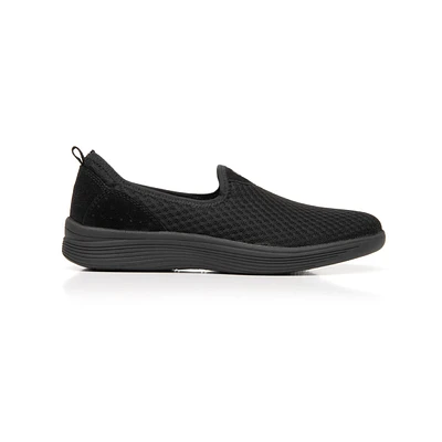 Slip On De Malla Flexi para Mujer con Suela Extra Ligera Estilo 104901 Negro