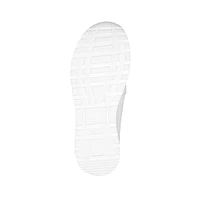 Sneaker Slip On Flexi para Mujer con Acabado Tamboreado Estilo 117207 Blanco