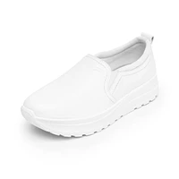 Sneaker Slip On Flexi para Mujer con Acabado Tamboreado Estilo 117207 Blanco