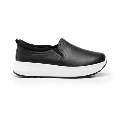 Sneaker Slip On Flexi para Mujer con Acabado Tamboreado Estilo 117207 Negro