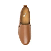 Sneaker Slip On Flexi para Mujer con Acabado Tamboreado Estilo 117207 Tan