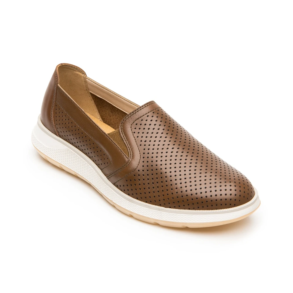 Slip On Flexi para Mujer con Piel Extra Suave Estilo 119302 Tan