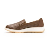 Slip On Flexi para Mujer con Piel Extra Suave Estilo 119302 Tan