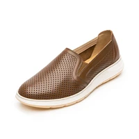 Slip On Flexi para Mujer con Piel Extra Suave Estilo 119302 Tan