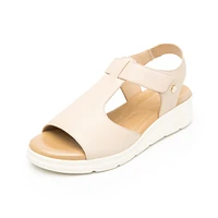 Sandalia Flexi para Mujer con Plantilla Acojinada Estilo 124202 Beige