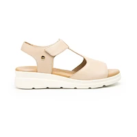 Sandalia Flexi para Mujer con Plantilla Acojinada Estilo 124202 Beige