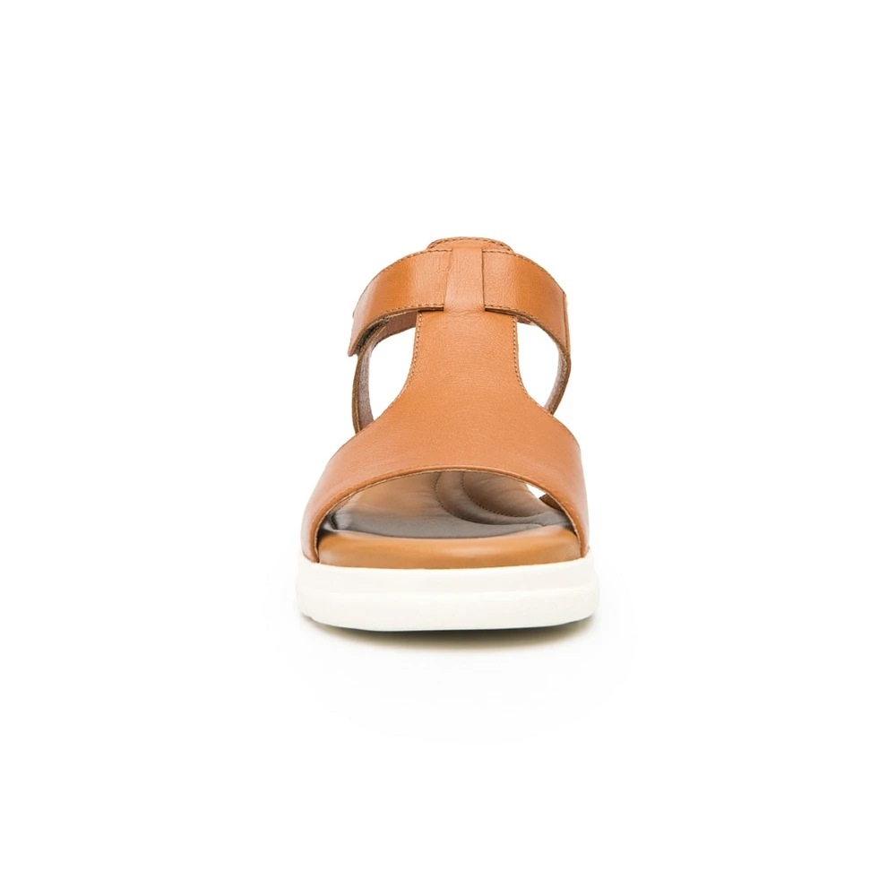 Sandalia Flexi para Mujer con Plantilla Acojinada Estilo 124202 Tan