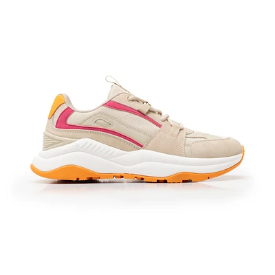 Sneaker Casual Flexi para Mujer con Suela Extra Ligera Estilo 124903 Beige