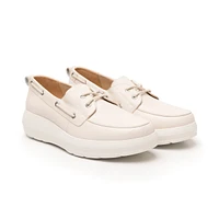 Mocasín Agujetas Flexi para Mujer con Suela Extra Ligera Estilo 126708 Beige