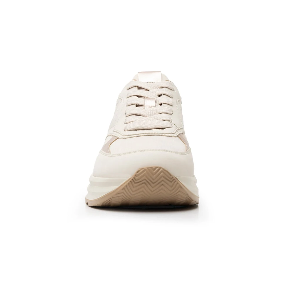 Sneaker Casual Flexi para Mujer con Suela Extra Ligera Estilo 127102 Beige