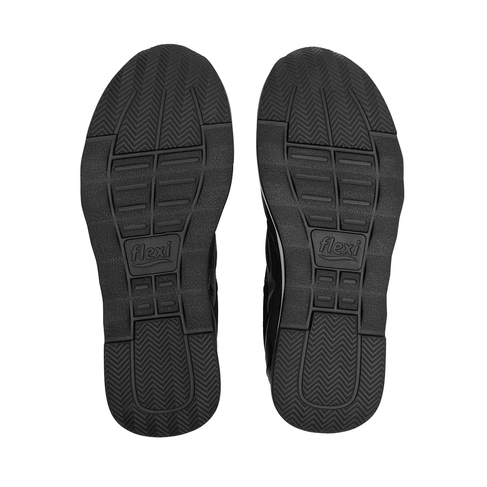 Sneaker Casual Flexi para Mujer con Suela Extra Ligera Estilo 127102 Negro