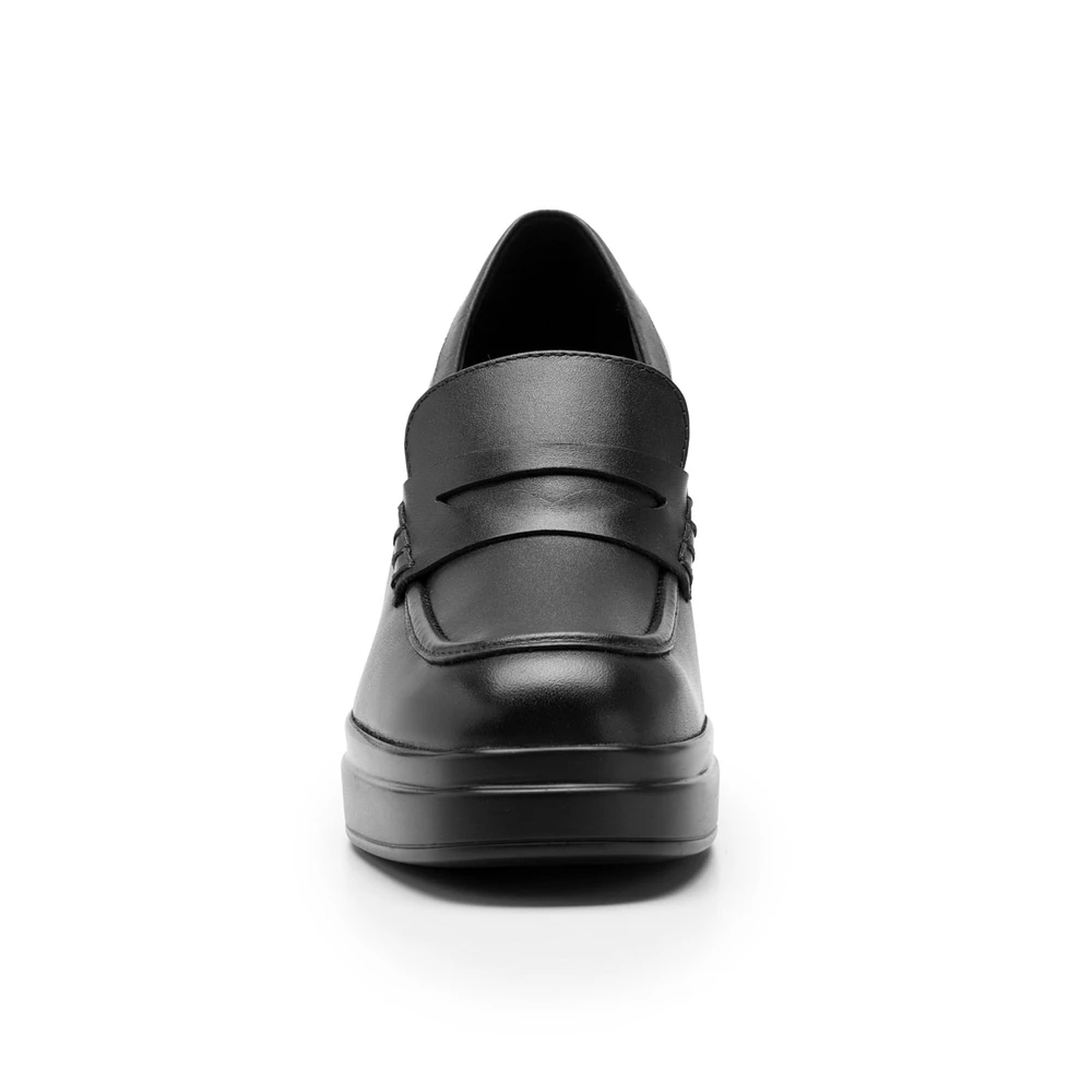 Mocasín Con Plataforma Flexi para Mujer Estilo 127401 Negro