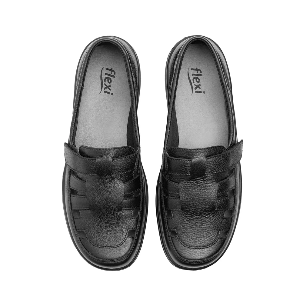 Mocasín Casual Flexi para Mujer con Suela Flexible Estilo 128702 Negro