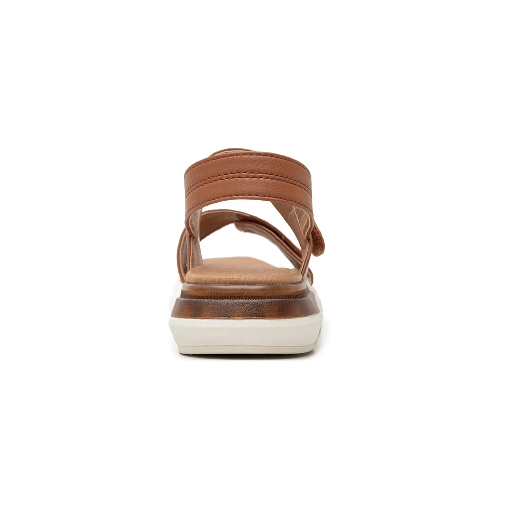 Sandalia Casual Flexi para Mujer con Gel Anti Shock Estilo 129401 Tan