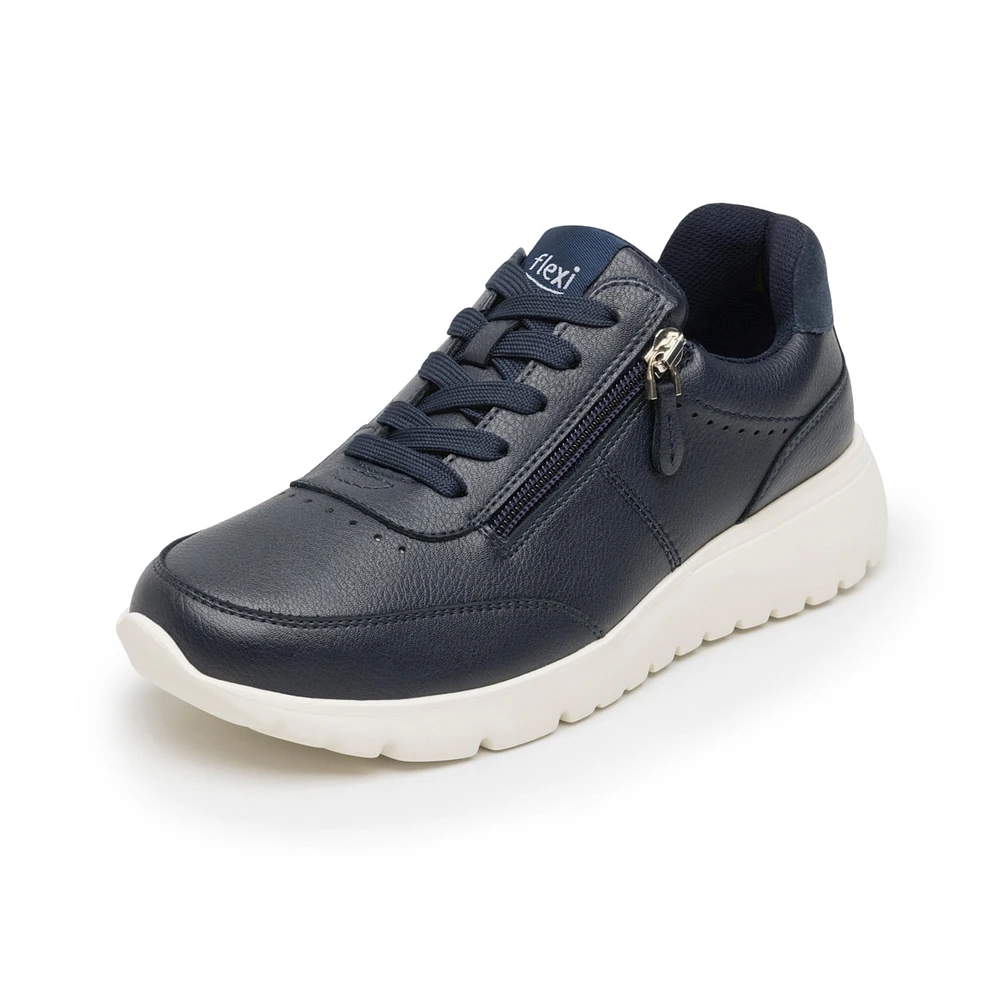 Sneaker Casual Flexi para Mujer con Suela Extra Ligera Estilo 129701 Marino