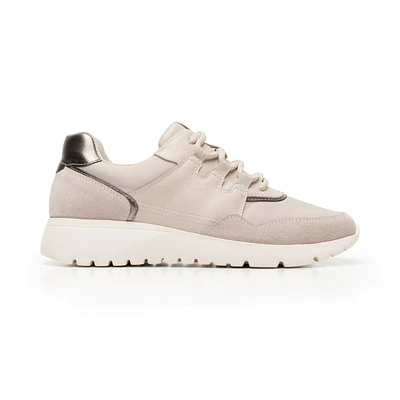 Sneaker Casual Flexi para Mujer con Suela Extra Ligera Estilo 129702 Marfil