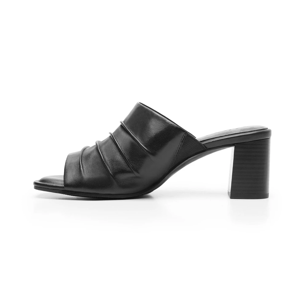 Sandalia De Tacón Flexi para Mujer Exclusivo Zapaterías Estilo Negro