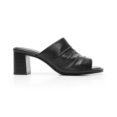 Sandalia De Tacón Flexi para Mujer Exclusivo Zapaterías Estilo Negro