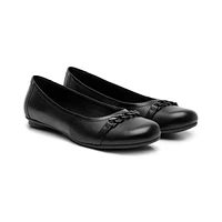 Balerina Escolar Flexi para Mujer Estilo 21221 Negro