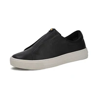 Sneaker sin agujetas en piel color negro Quirelli estilo 300103