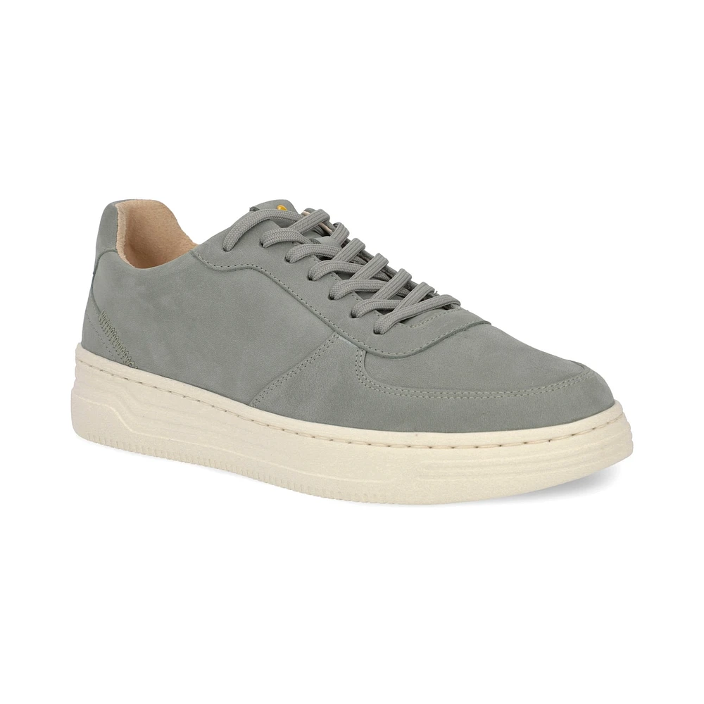 Sneaker urbano retro en piel color verde Quirelli estilo 303001