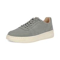 Sneaker urbano retro en piel color verde Quirelli estilo 303001