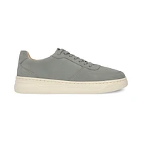 Sneaker urbano retro en piel color verde Quirelli estilo 303001