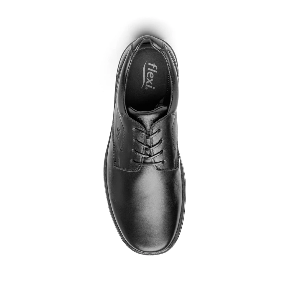 Zapato Casual Para Oficina Flexi Con Cápsula De Aire Hombre - Estilo 402801 Negro