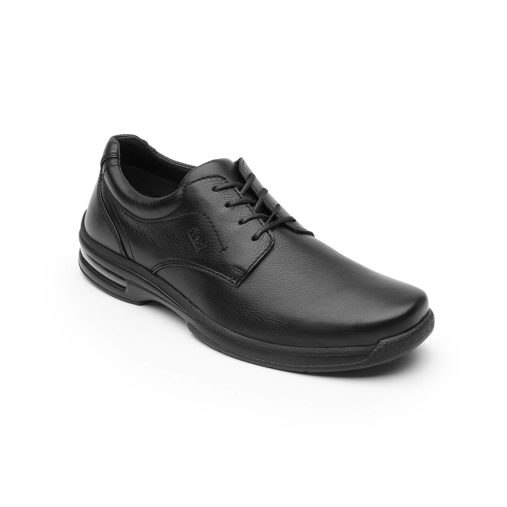 Zapato Casual Para Oficina Flexi Con Cápsula De Aire Hombre - Estilo 402801 Negro