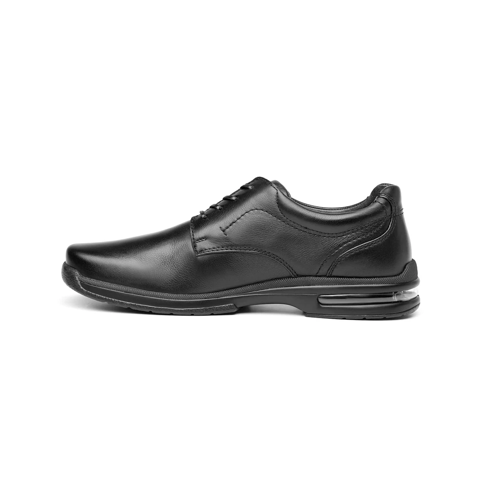 Zapato Casual Para Oficina Flexi Con Cápsula De Aire Hombre - Estilo 402801 Negro