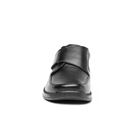 Zapato Casual Para Oficina Flexi Con Velcro Hombre - Estilo 402804 Negro