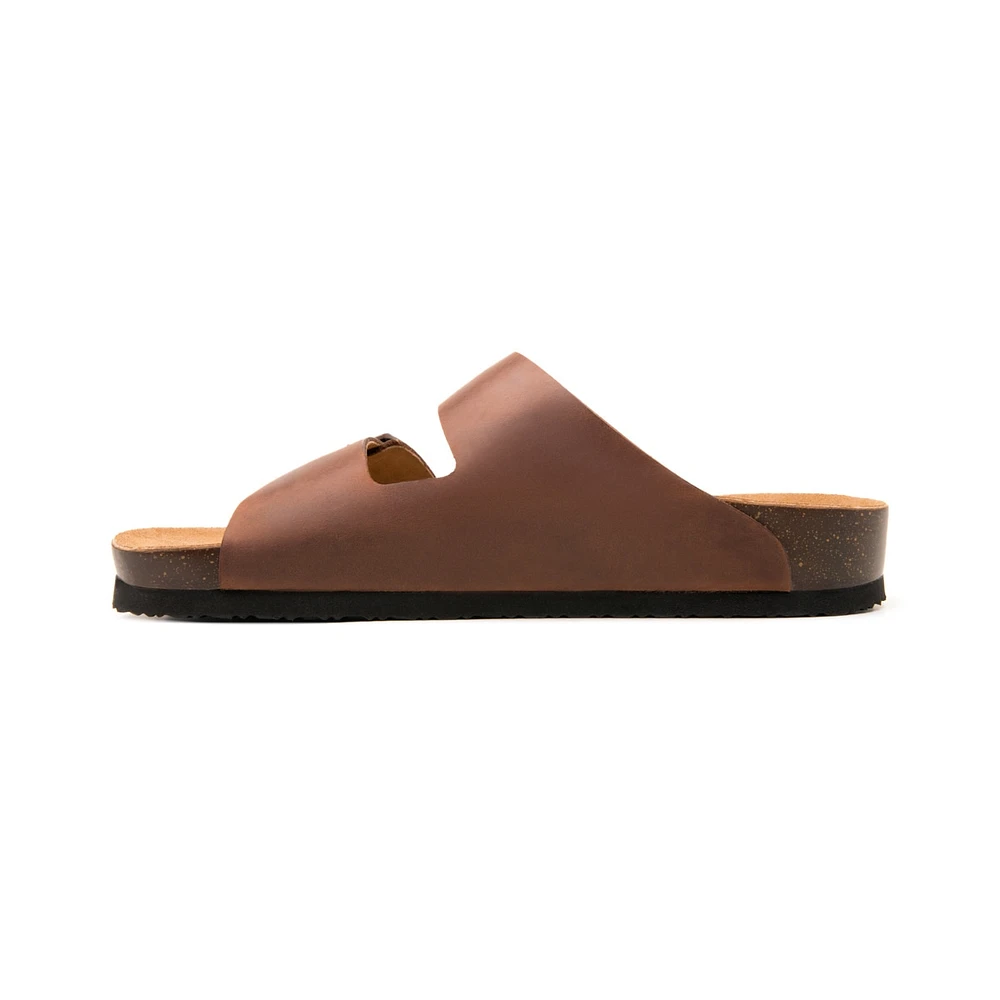 Sandalia Piel Flexi para Hombre con Plantilla Anatómica De Confort Estilo 404203 Marron