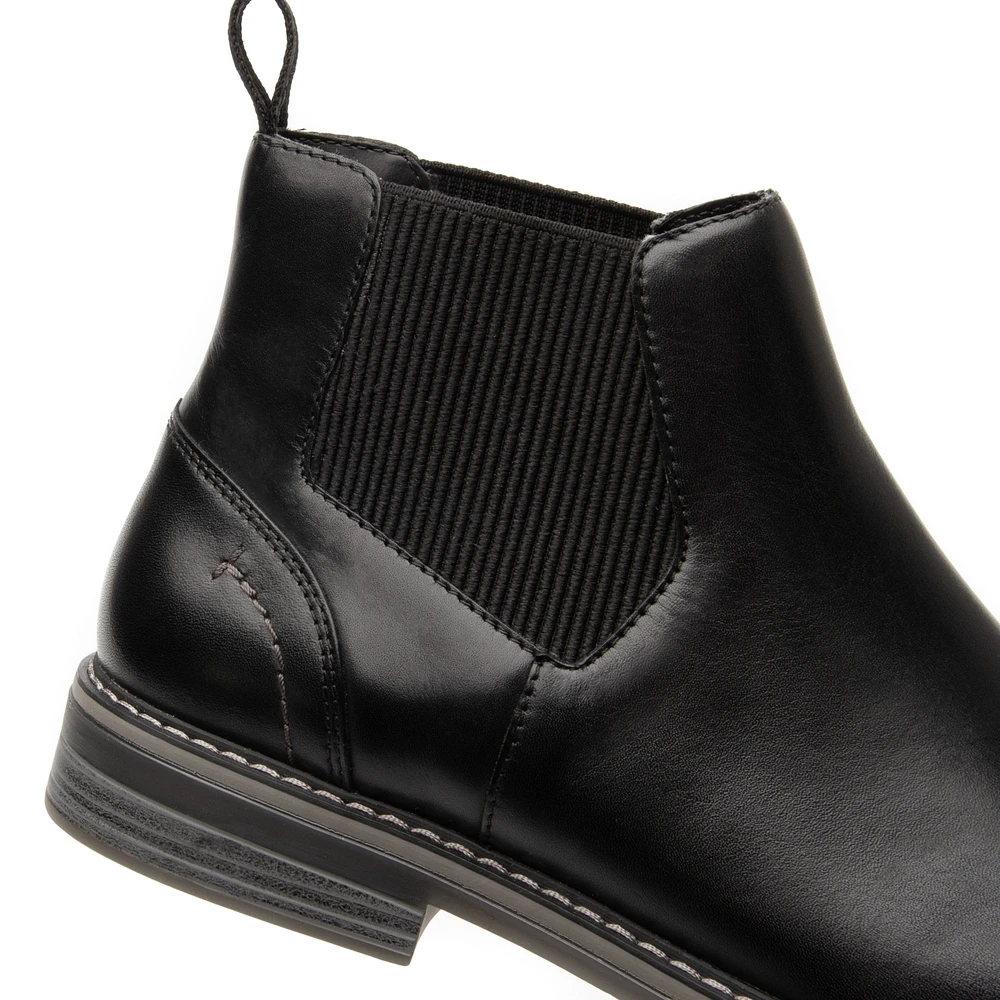 Botin Chelsea Flexi para Hombre con Elástico Estilo 404604 Negro