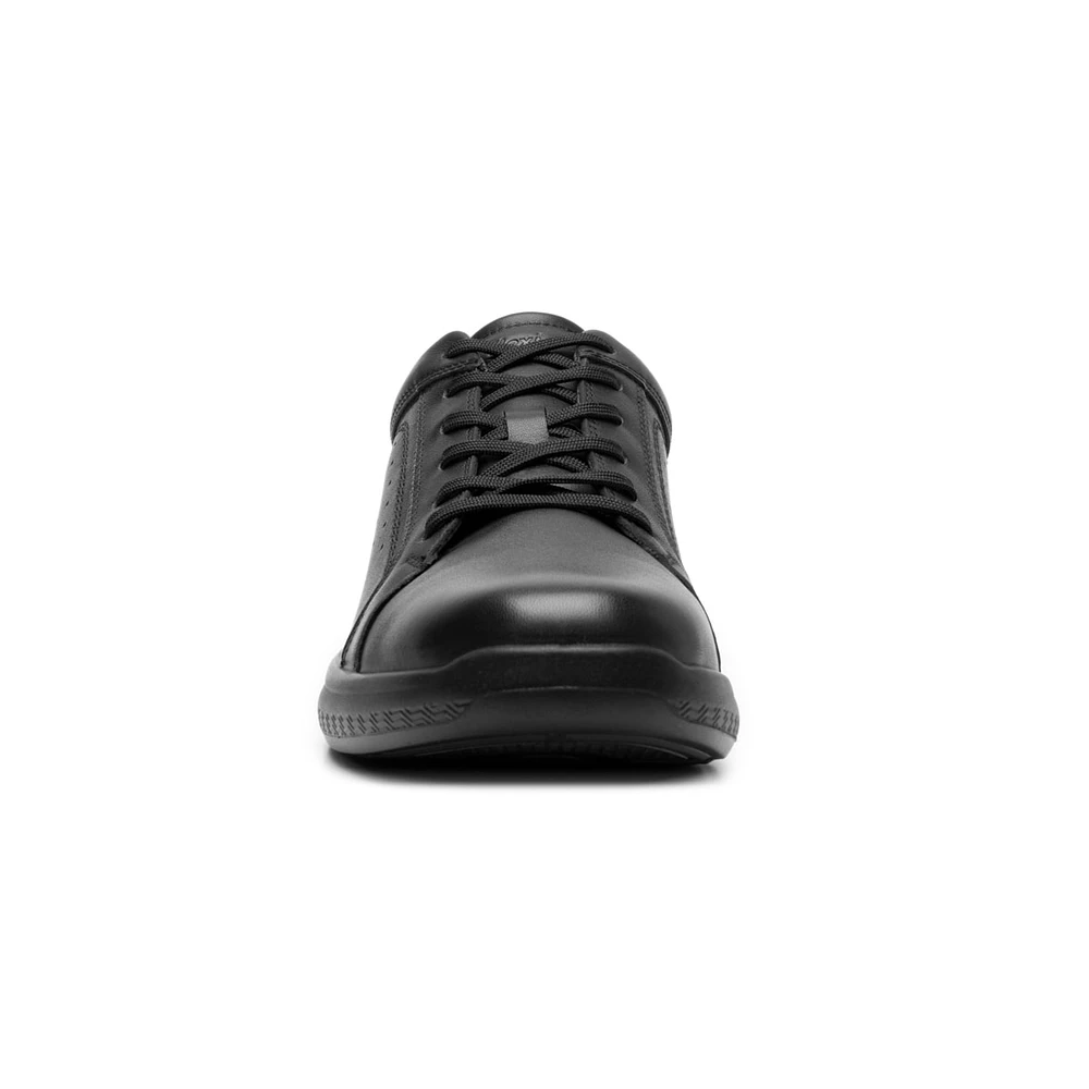 Zapato Casual Flexi para Hombre con Amarre Frontal Estilo 408208 Negro