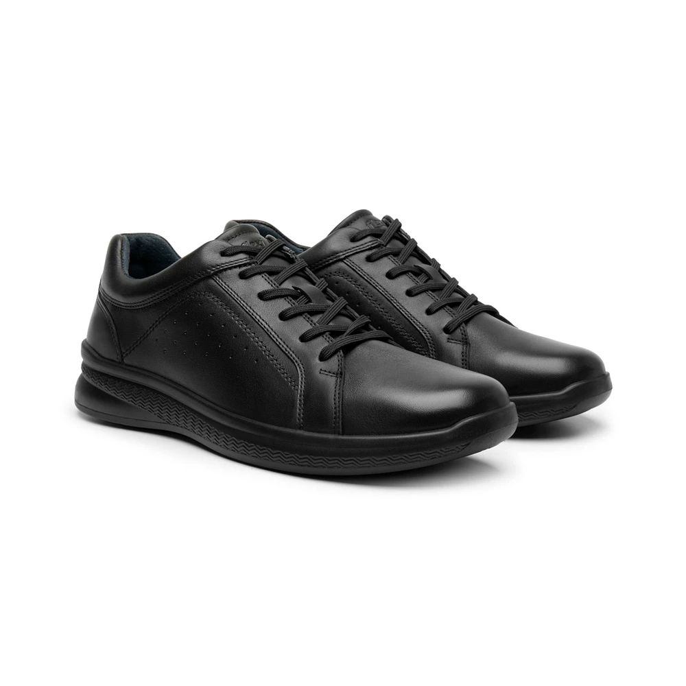 Zapato Casual Flexi para Hombre con Amarre Frontal Estilo 408208 Negro