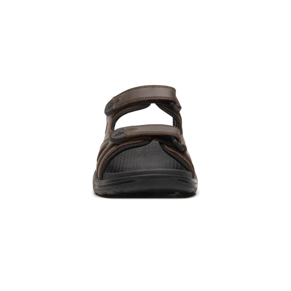 Sandalia Outdoor Flexi para Hombre con Ancho Ajustable Estilo 411003 Chocolate