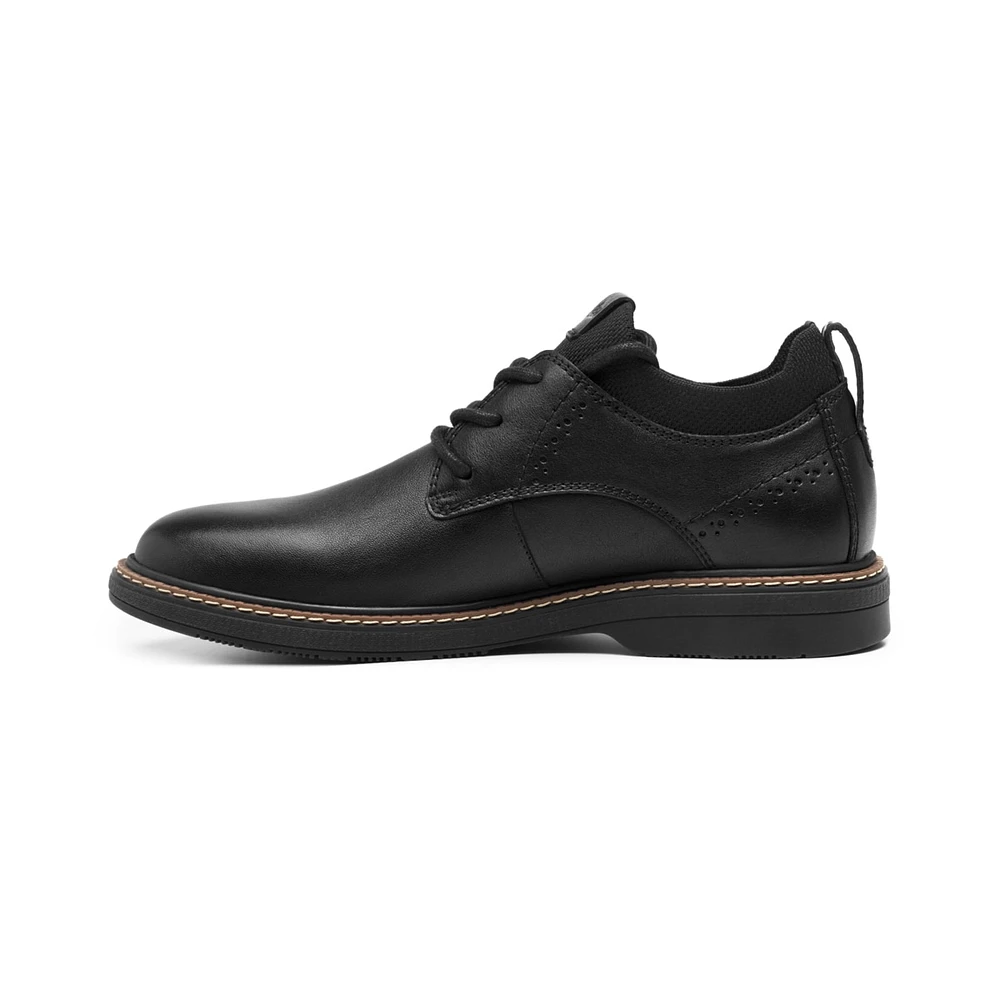 Derby Agujetas Flexi para Hombre con Stretch Style Estilo 412801 Negro