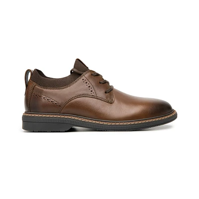 Derby Agujetas Flexi para Hombre con Stretch Style Estilo 412801 Tan