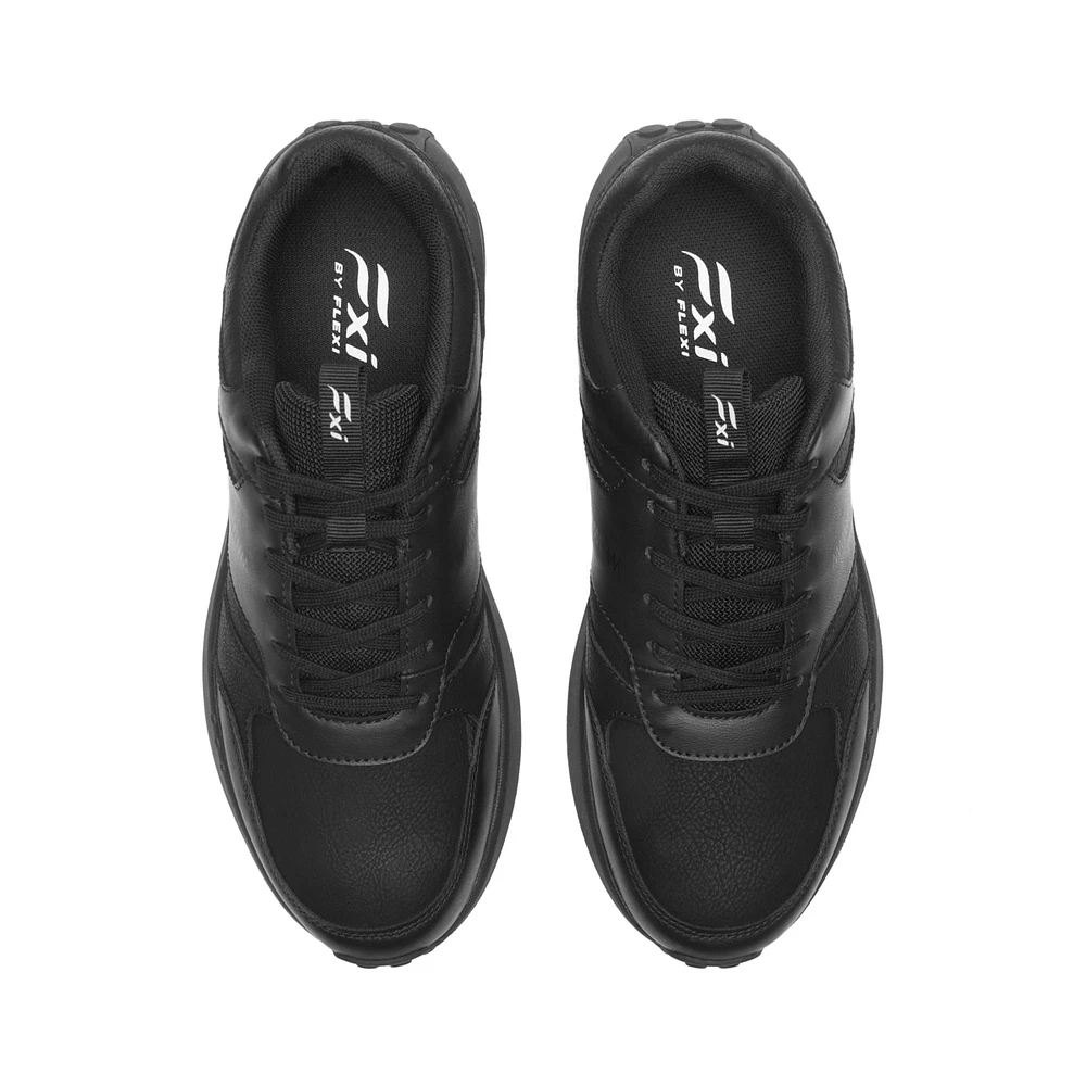 Sneaker  Flexi para Hombre con Plantilla Removible Estilo 413903 Negro