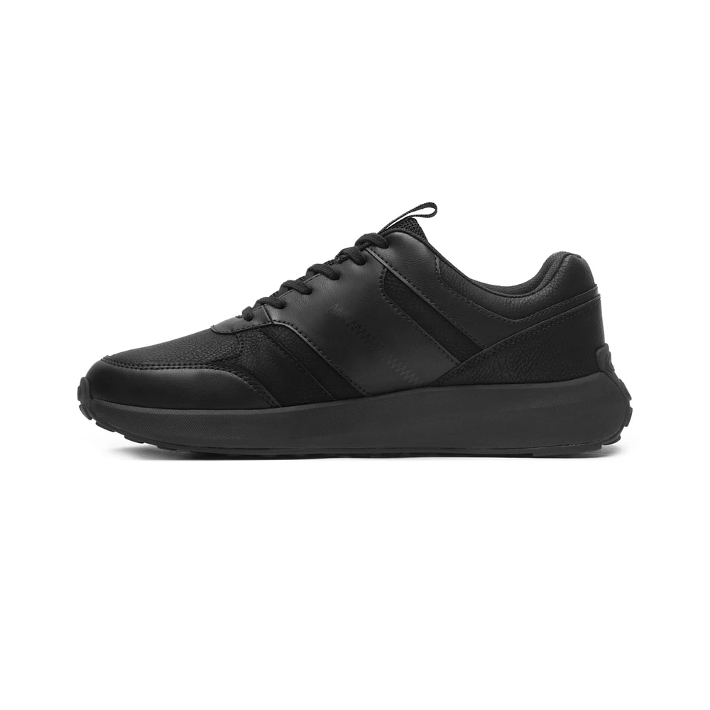 Sneaker  Flexi para Hombre con Plantilla Removible Estilo 413903 Negro