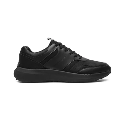 Sneaker  Flexi para Hombre con Plantilla Removible Estilo 413903 Negro