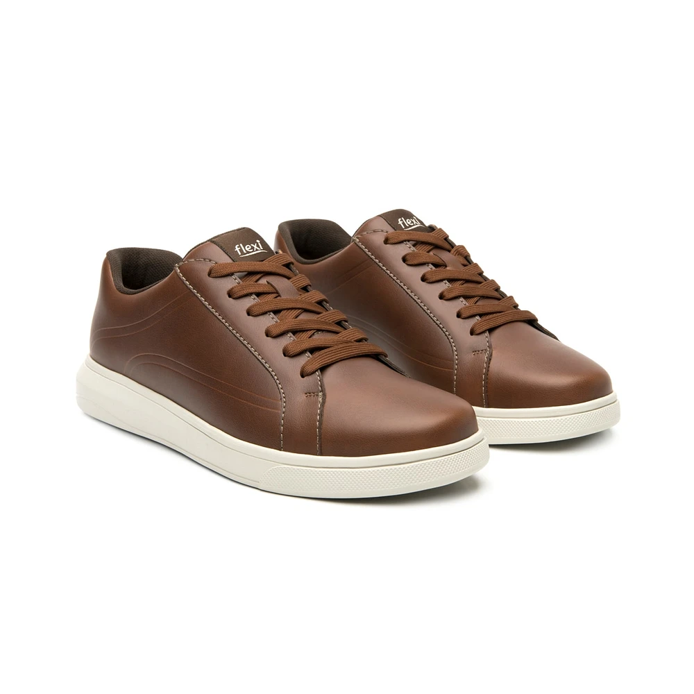 Sneaker  Casual Flexi para Hombre con Suela Extra Ligera Estilo 415301 Brown