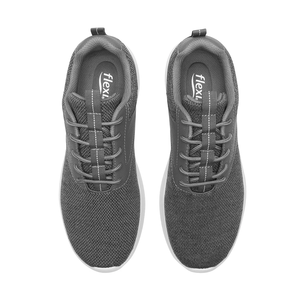 Sneaker  Flexi para Hombre con Plantilla Anatómica Removible Estilo 415501 Gris